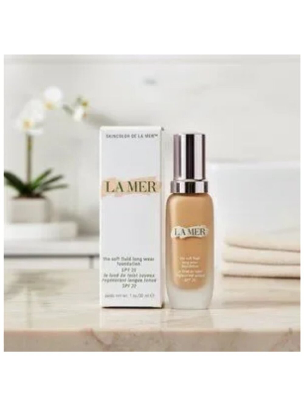 La Mer Soft Fluid Long Wear Foundation SPF 20 – Shade 250 Ivory, 30ml, Sealed
